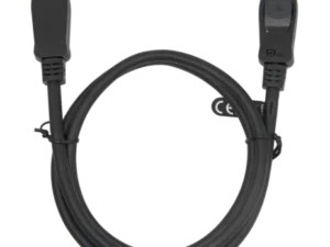 DisplayPort DP1.4 Flex-kabel, 1 m, svart